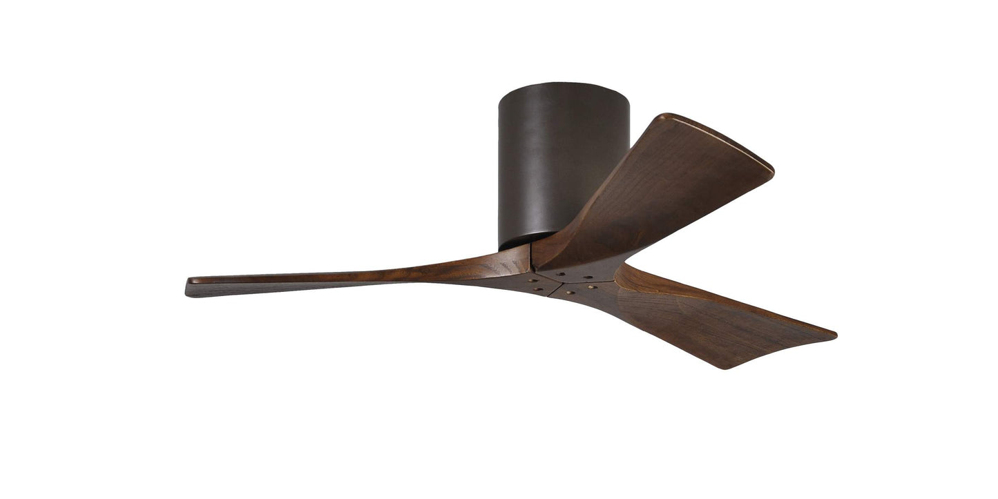 IR3H-TB-WA-42 Atlas Irene 42" Ceiling Fan in Textured Bronze with Walnut Tone Blades