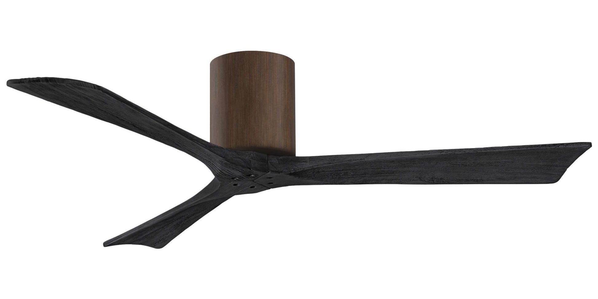 IR3H-WN-BK-52 Atlas Irene 52" Ceiling Fan in Walnut with Matte Black Blades