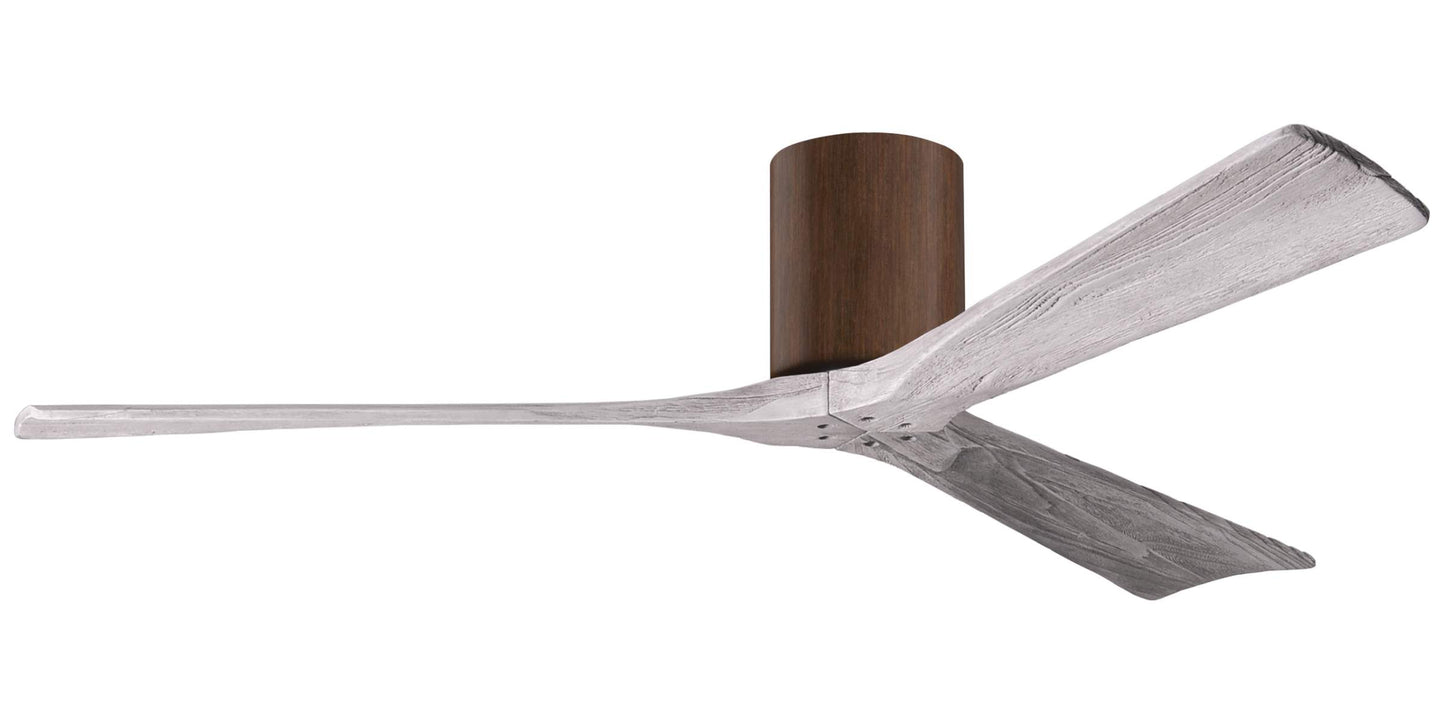 IR3H-WN-BW-60 Atlas Irene 60" Ceiling Fan in Walnut with Barnwood Tone Blades