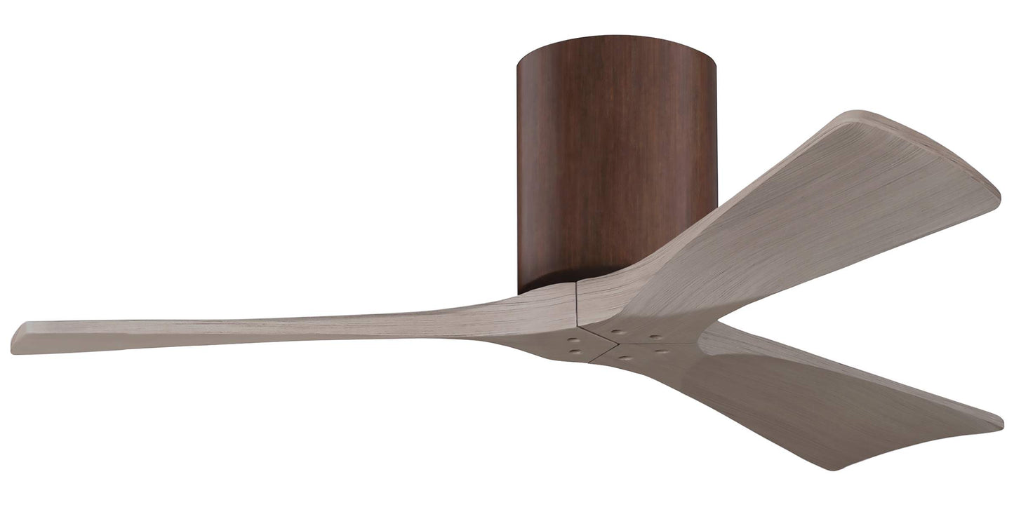 IR3H-WN-GA-42 Atlas Irene 42" Ceiling Fan in Walnut with Gray Ash  Blades