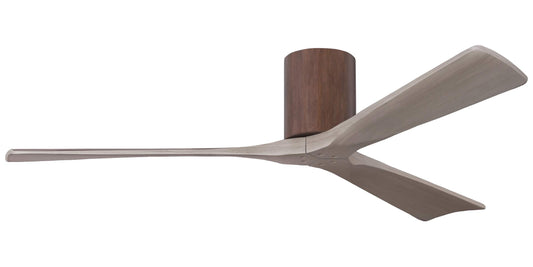 IR3H-WN-GA-60 Atlas Irene 60" Ceiling Fan in Walnut with Gray Ash  Blades