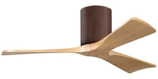 IR3H-WN-LM-42 Atlas Irene 42" Ceiling Fan in Walnut with Light Maple Blades