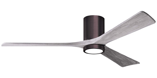 IR3HLK-BB-BW-60 Atlas Irene 60" Ceiling Fan in Brushed Bronze with Barnwood Tone Blades