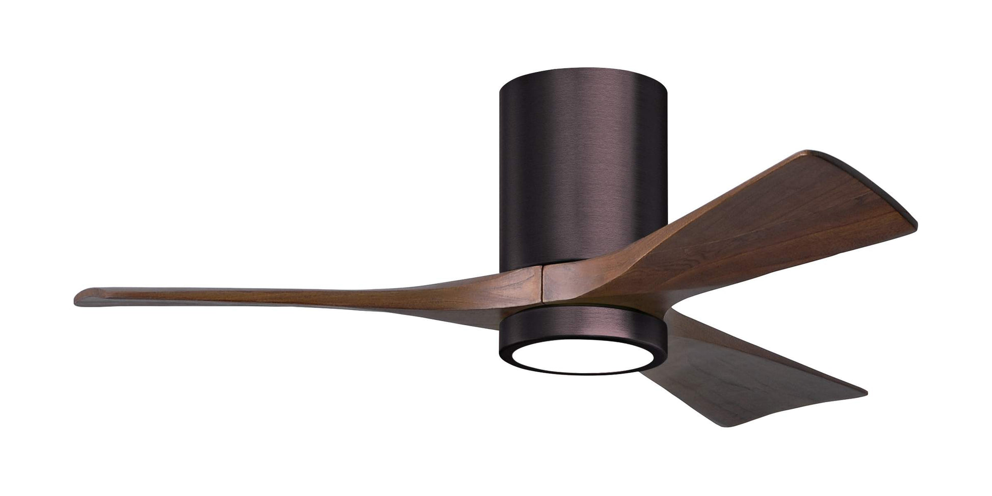 IR3HLK-BB-WA-42 Atlas Irene 42" Ceiling Fan in Brushed Bronze with Walnut Tone Blades