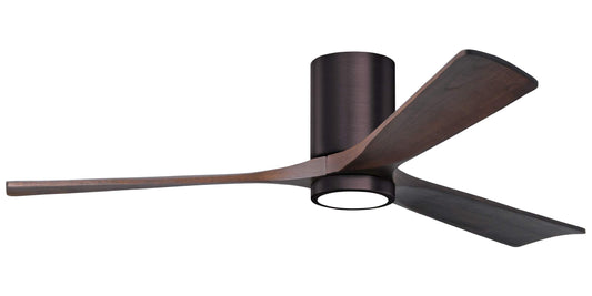 IR3HLK-BB-WA-60 Atlas Irene 60" Ceiling Fan in Brushed Bronze with Walnut Tone Blades