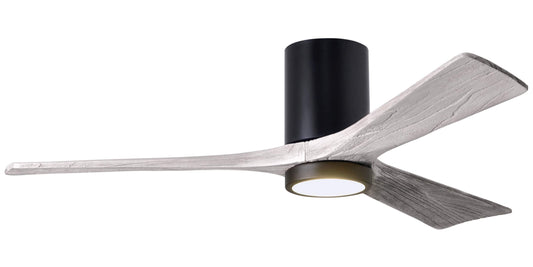 IR3HLK-BK-BW-52 Atlas Irene 52" Ceiling Fan in Matte Black with Barnwood Tone Blades