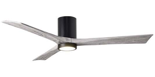 IR3HLK-BK-BW-60 Atlas Irene 60" Ceiling Fan in Matte Black with Barnwood Tone Blades