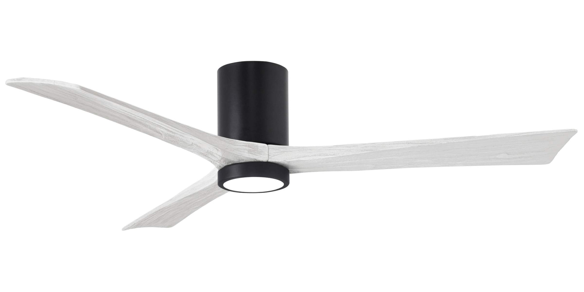 IR3HLK-BK-MWH-60 Atlas Irene 60" Ceiling Fan in Matte Black with Matte White Blades