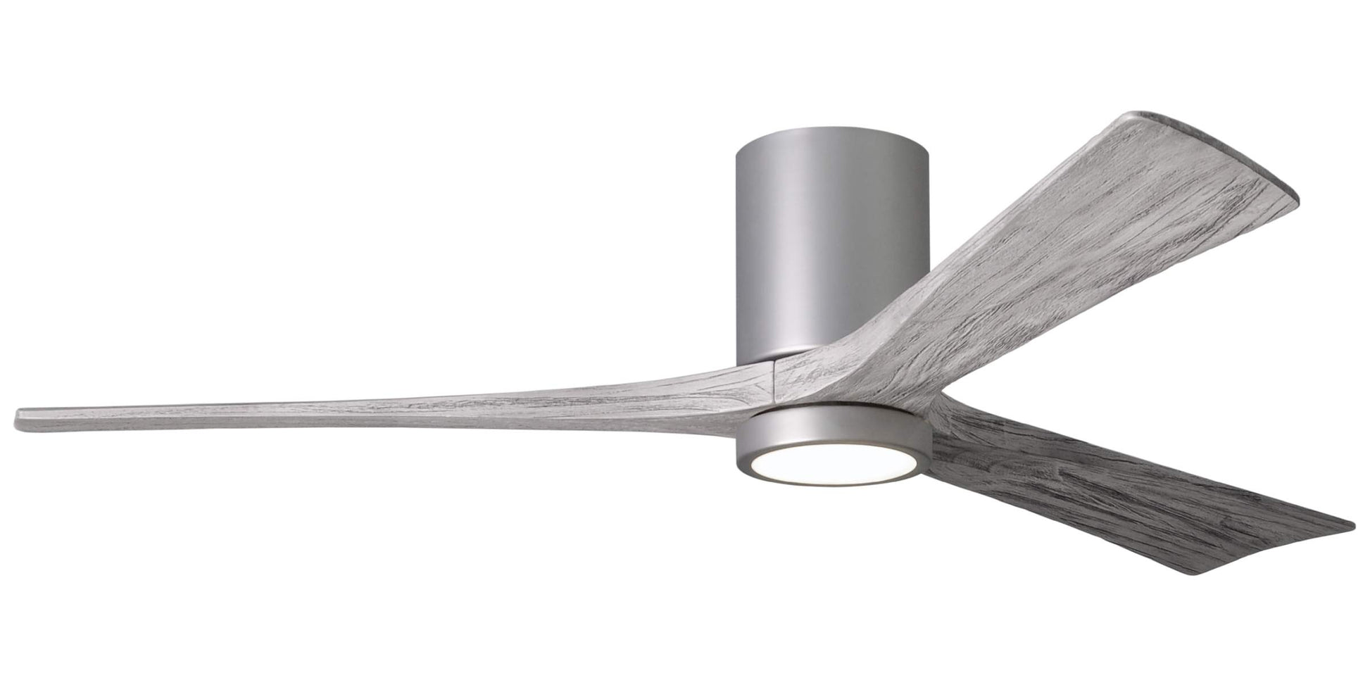 IR3HLK-BN-BW-60 Atlas Irene 60" Ceiling Fan in Brushed Nickel with Barnwood Tone Blades