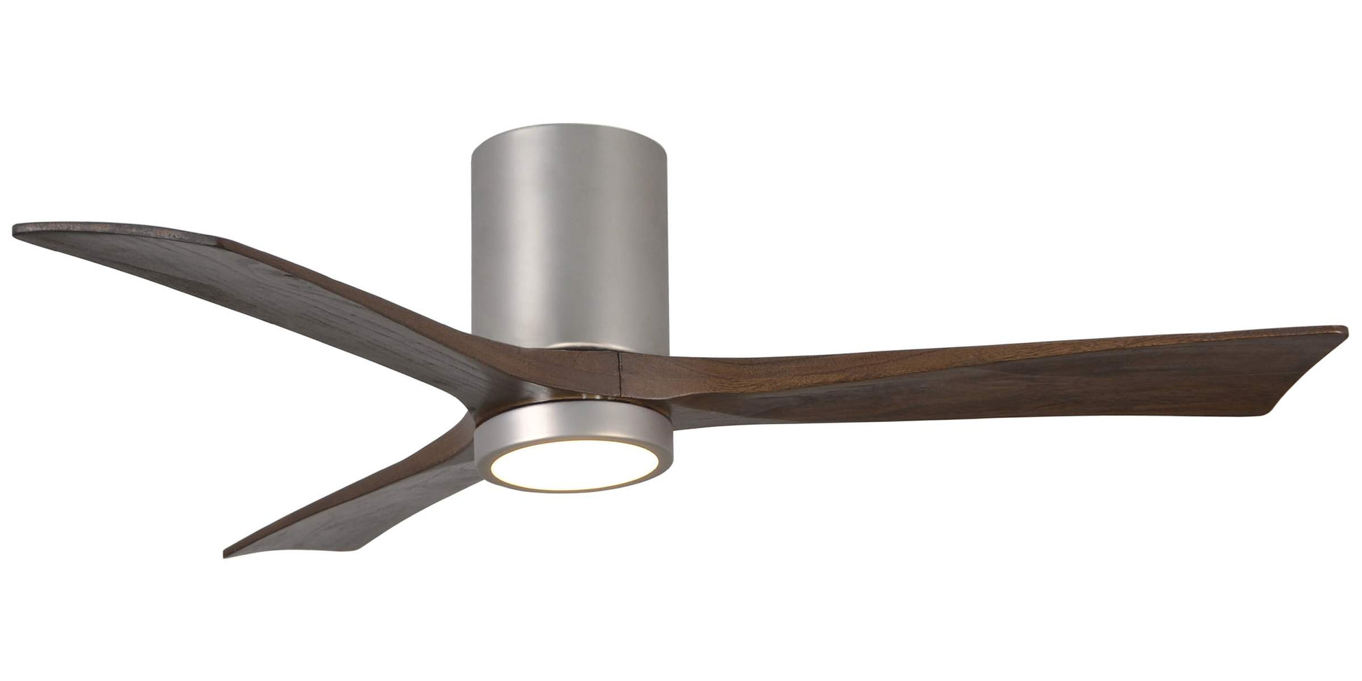 IR3HLK-BN-WA-52 Atlas Irene 52" Ceiling Fan in Brushed Nickel with Walnut Tone Blades