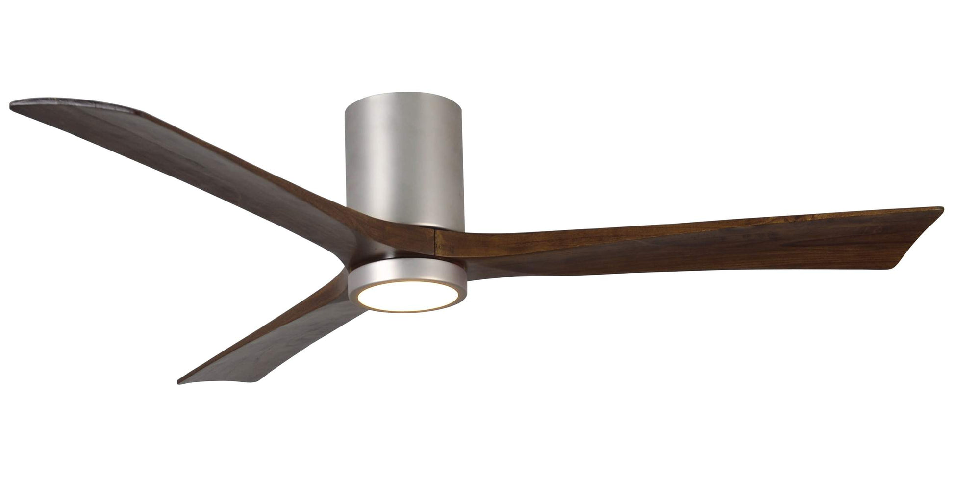 IR3HLK-BN-WA-60 Atlas Irene 60" Ceiling Fan in Brushed Nickel with Walnut Tone Blades