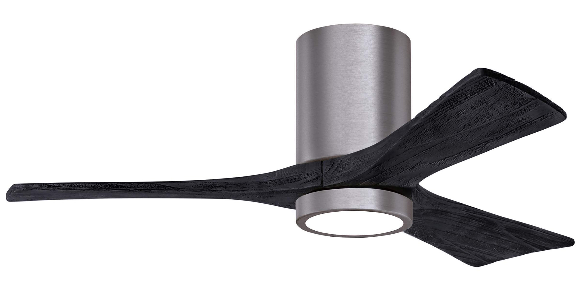 IR3HLK-BP-BK-42 Atlas Irene 42" Ceiling Fan in Brushed Pewter with Matte Black Blades