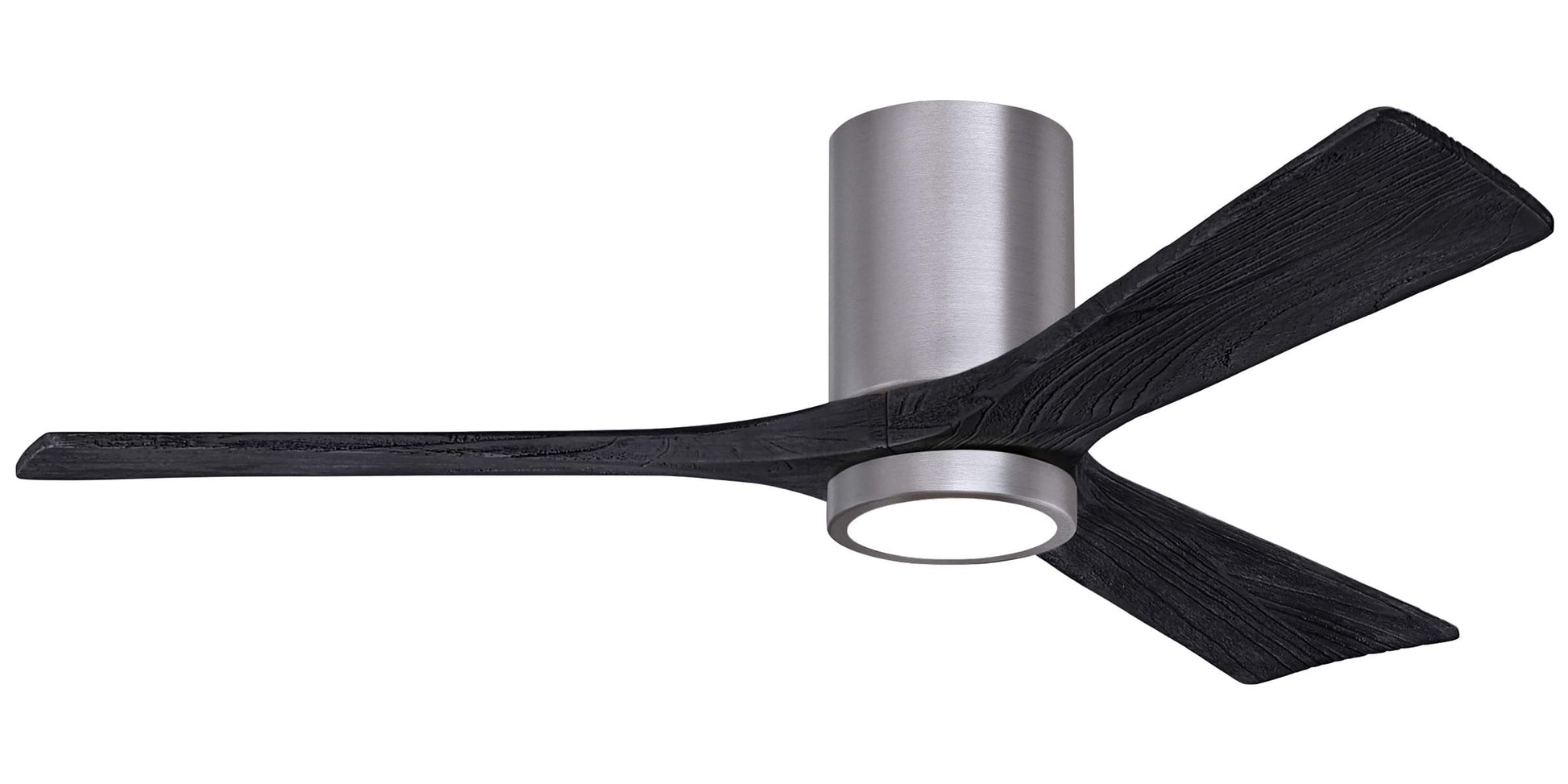 IR3HLK-BP-BK-52 Atlas Irene 52" Ceiling Fan in Brushed Pewter with Matte Black Blades