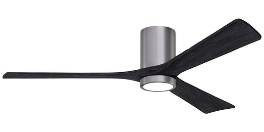 IR3HLK-BP-BK-60 Atlas Irene 60" Ceiling Fan in Brushed Pewter with Matte Black Blades