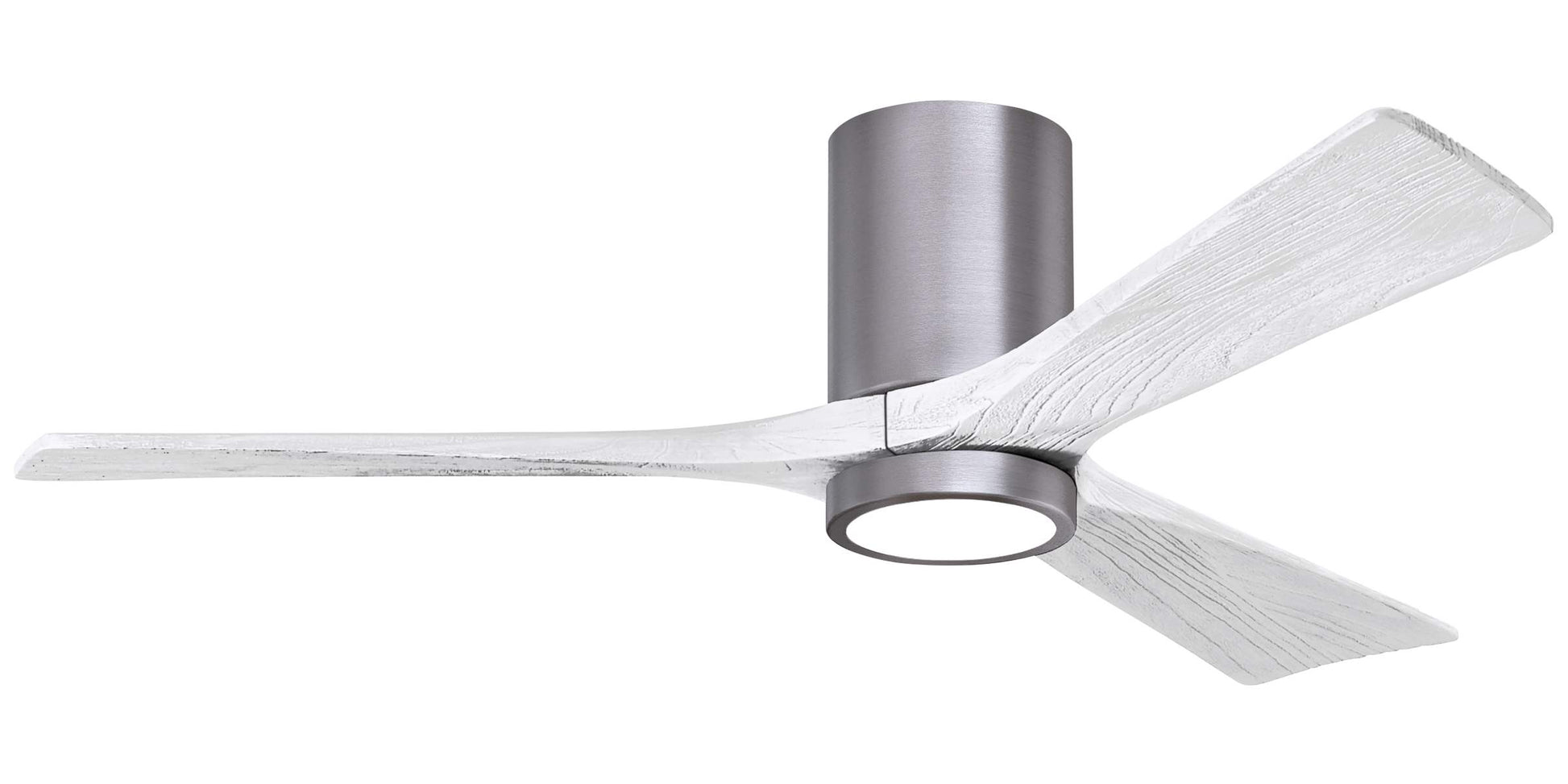 IR3HLK-BP-MWH-52 Atlas Irene 52" Ceiling Fan in Brushed Pewter with Matte White Blades