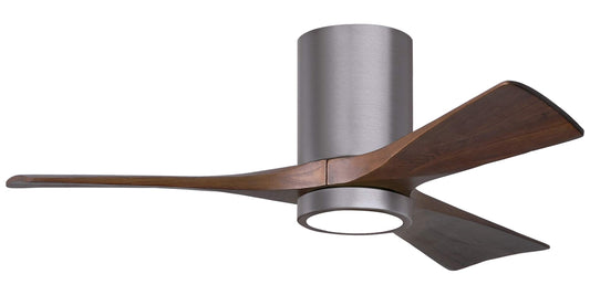 IR3HLK-BP-WA-42 Atlas Irene 42" Ceiling Fan in Brushed Pewter with Walnut Tone Blades