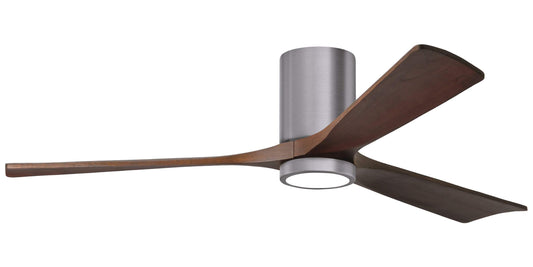 IR3HLK-BP-WA-60 Atlas Irene 60" Ceiling Fan in Brushed Pewter with Walnut Tone Blades