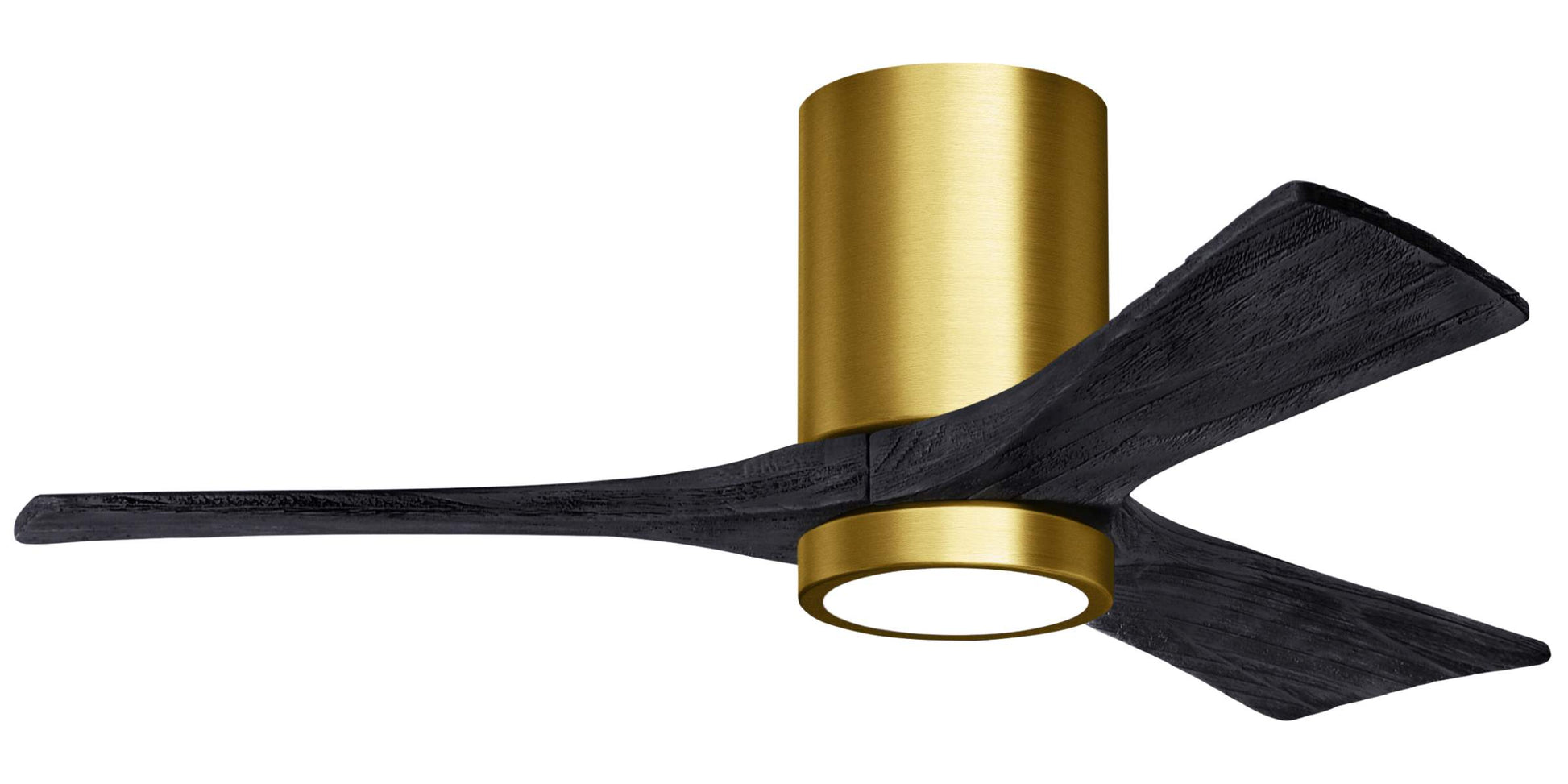 IR3HLK-BRBR-BK-42 Atlas Irene 42" Ceiling Fan in Brushed Brass with Matte Black Blades