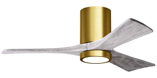 IR3HLK-BRBR-BW-42 Atlas Irene 42" Ceiling Fan in Brushed Brass with Barnwood Tone Blades