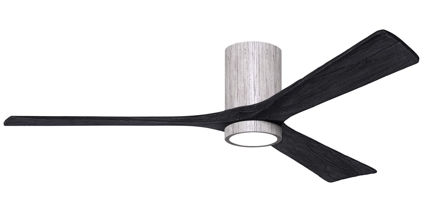 IR3HLK-BW-BK-60 Atlas Irene 60" Ceiling Fan in Barn Wood Tone with Matte Black Blades