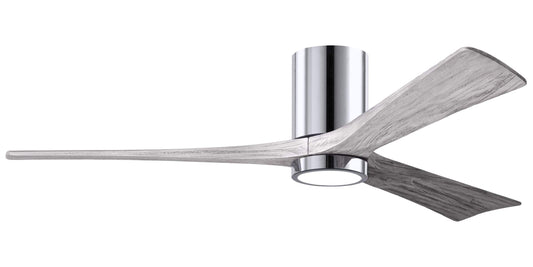 IR3HLK-CR-BW-60 Atlas Irene 60" Ceiling Fan in Polished Chrome with Barnwood Tone Blades