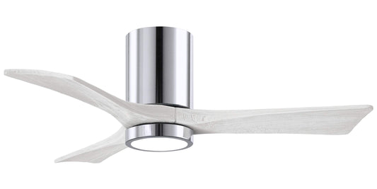 IR3HLK-CR-MWH-42 Atlas Irene 42" Ceiling Fan in Polished Chrome with Matte White Blades