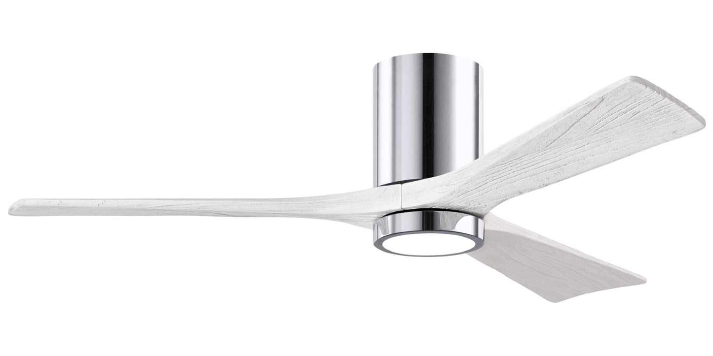 IR3HLK-CR-MWH-52 Atlas Irene 52" Ceiling Fan in Polished Chrome with Matte White Blades