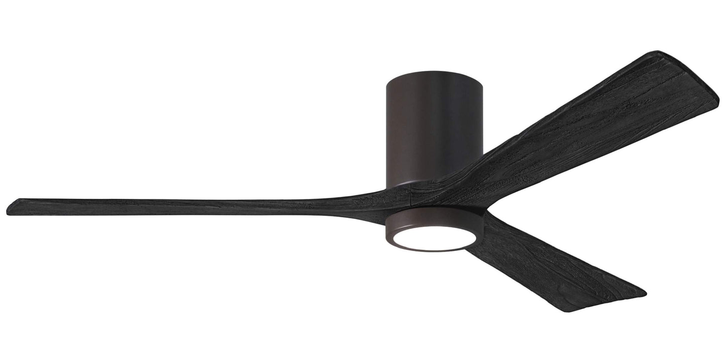 IR3HLK-TB-BK-60 Atlas Irene 60" Ceiling Fan in Textured Bronze with Matte Black Blades