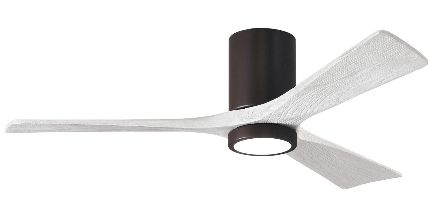 IR3HLK-TB-MWH-52 Atlas Irene 52" Ceiling Fan in Textured Bronze with Matte White Blades