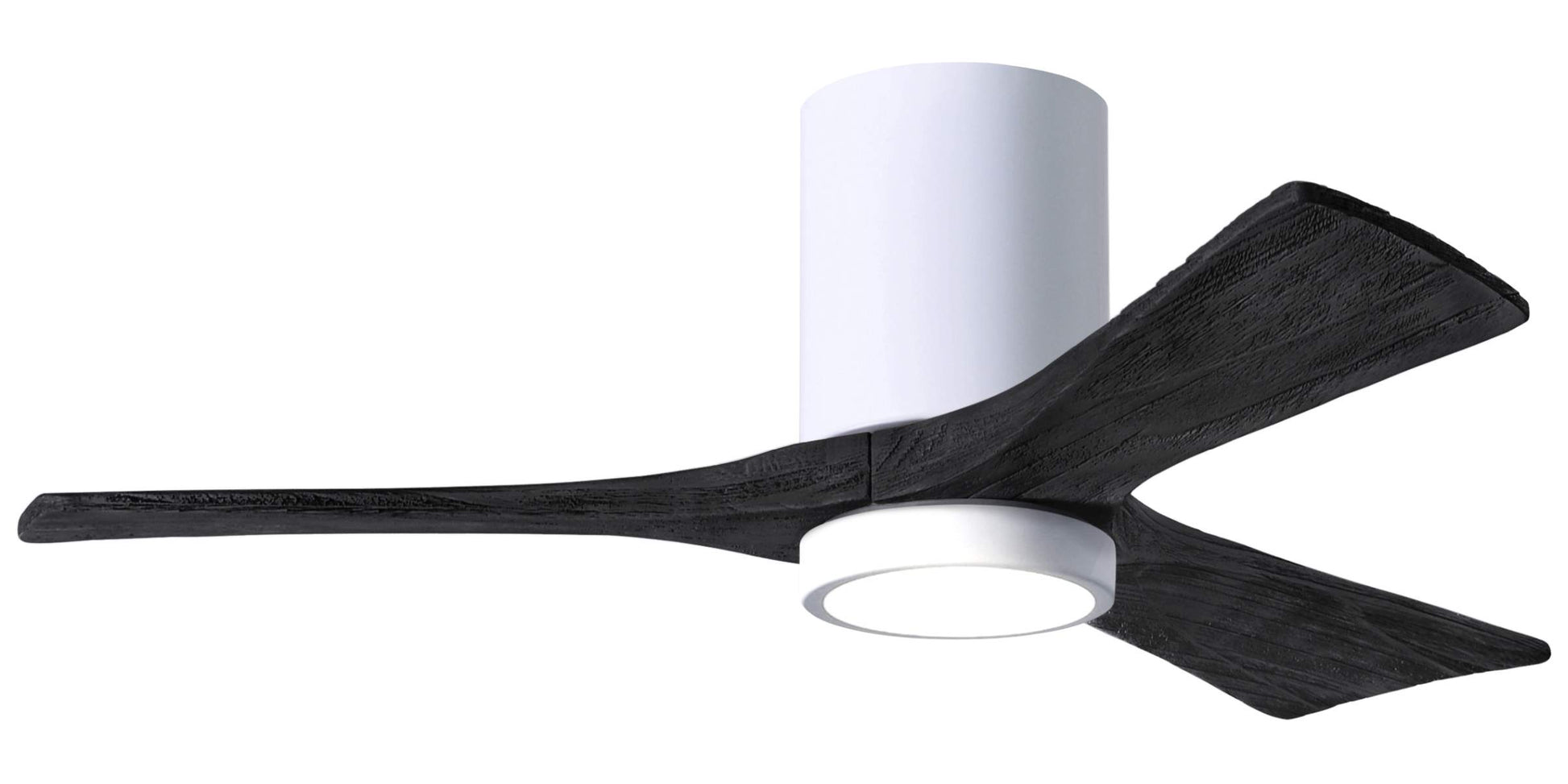 IR3HLK-WH-BK-42 Atlas Irene 42" Ceiling Fan in White with Matte Black Blades