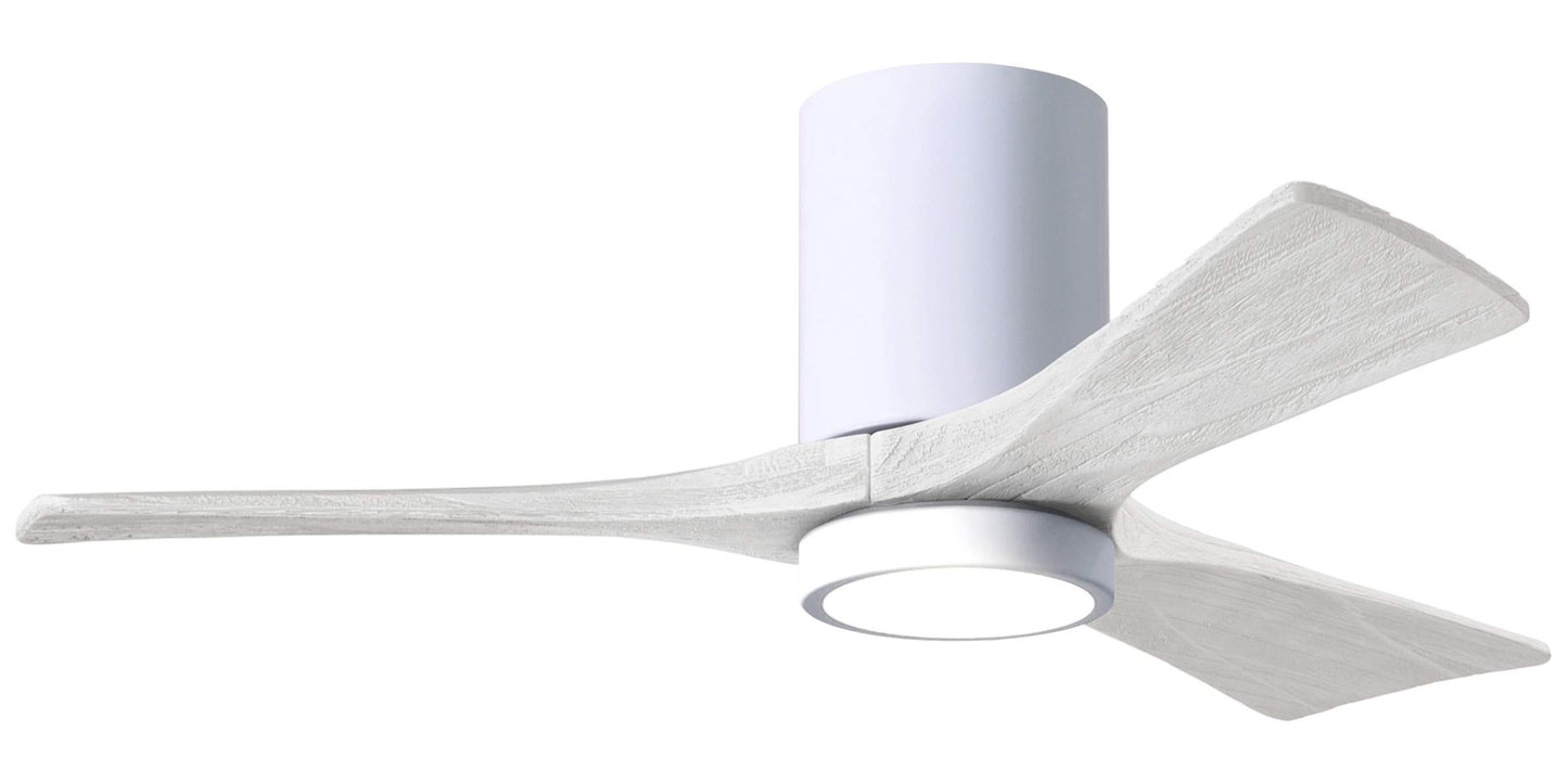 IR3HLK-WH-MWH-42 Atlas Irene 42" Ceiling Fan in White with Matte White Blades