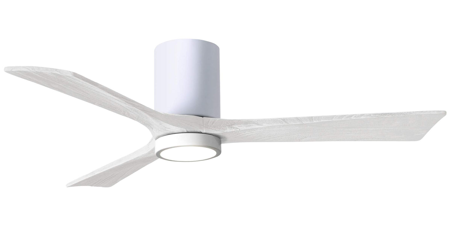 IR3HLK-WH-MWH-52 Atlas Irene 52" Ceiling Fan in White with Matte White Blades