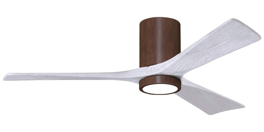 IR3HLK-WN-MWH-52 Atlas Irene 52" Ceiling Fan in Walnut Tone with Matte White Blades