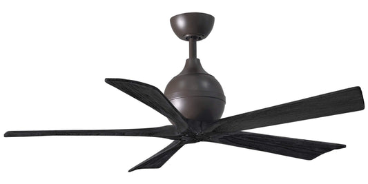 IR5-TB-BK-52 Atlas Irene 52" Ceiling Fan in Textured Bronze with Matte Black Blades