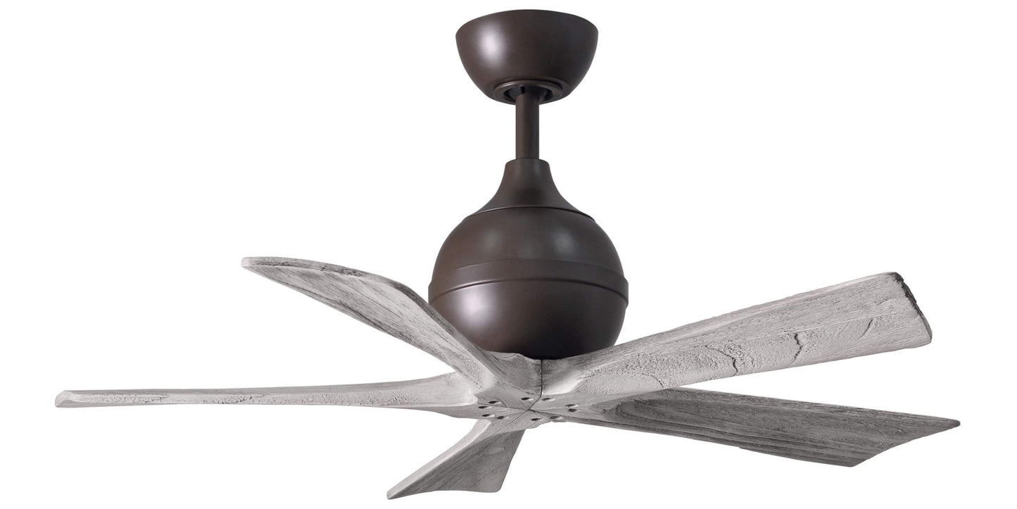 IR5-TB-BW-42 Atlas Irene 42" Ceiling Fan in Textured Bronze with Barnwood Tone Blades