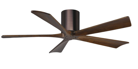 IR5H-BB-WA-52 Atlas Irene 52" Ceiling Fan in Brushed Bronze with Walnut Blades