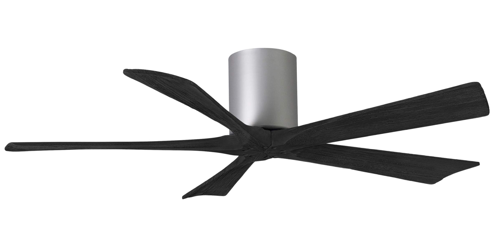 IR5H-BN-BK-52 Atlas Irene 52" Ceiling Fan in Brushed Nickel with Matte Black Blades