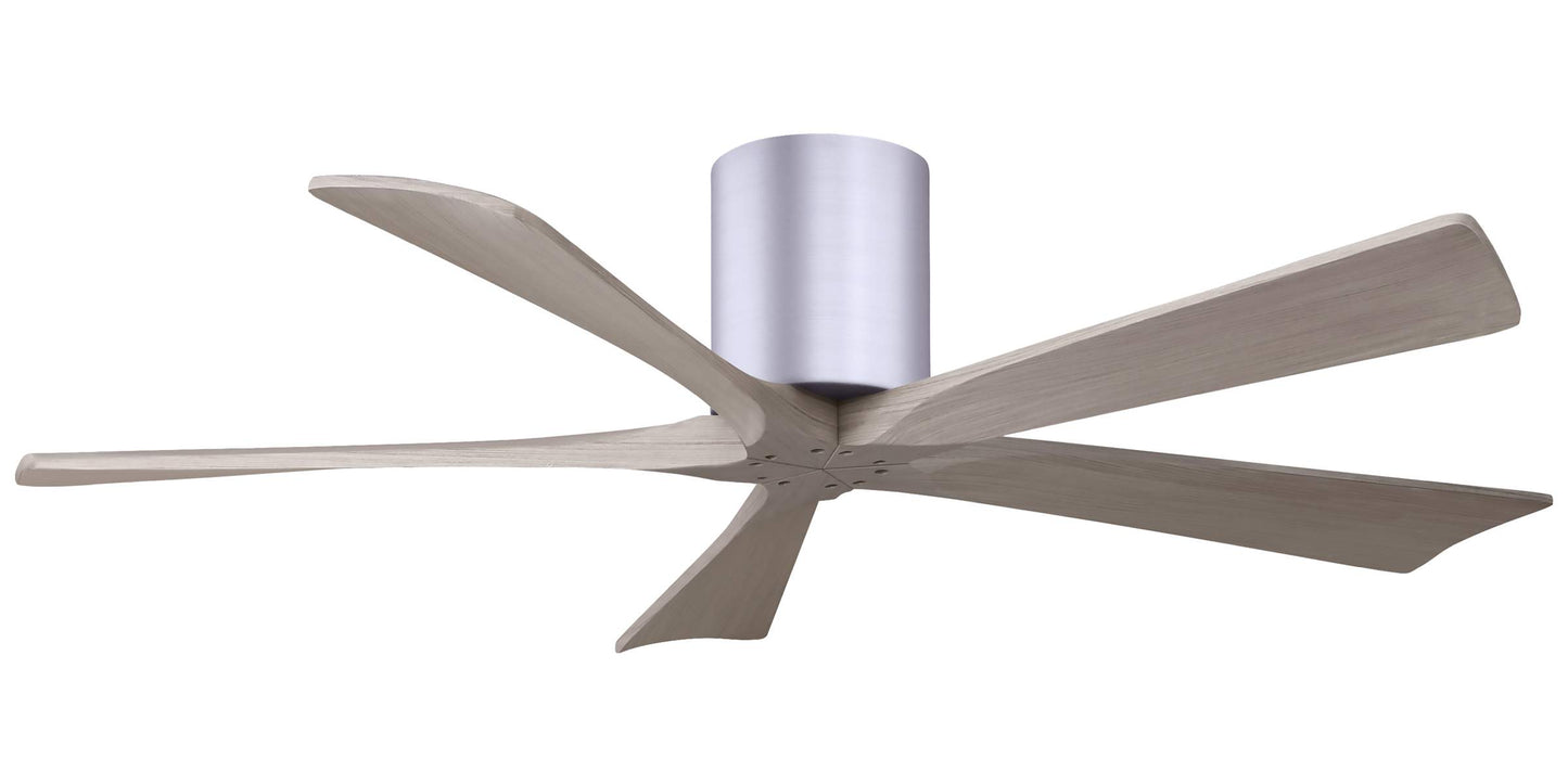 IR5H-BN-GA-52 Atlas Irene 52" Ceiling Fan in Brushed Nickel with Gray Ash Blades