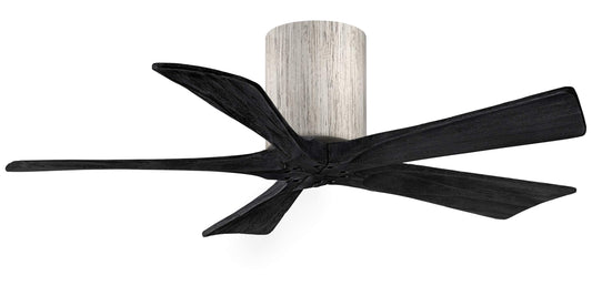 IR5H-BW-BK-42 Atlas Irene 42" Ceiling Fan in Barnwood tone with Matte Black Blades