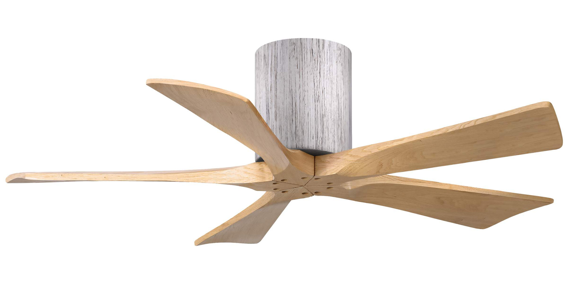 IR5H-BW-LM-42 Atlas Irene 42" Ceiling Fan in Barn Wood with Light Maple Blades