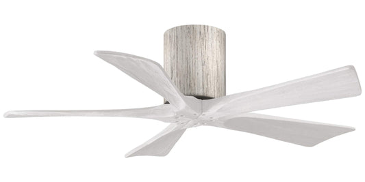 IR5H-BW-MWH-42 Atlas Irene 42" Ceiling Fan in Barnwood tone with Matte White Blades