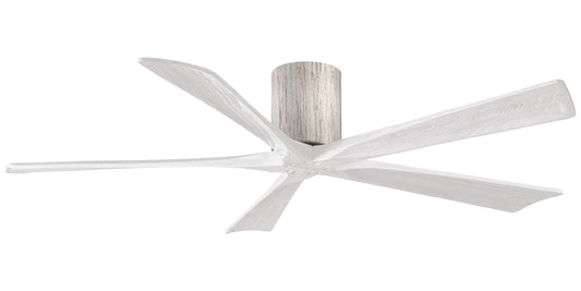 IR5H-BW-MWH-60 Atlas Irene 60" Ceiling Fan in Barnwood tone with Matte White Blades