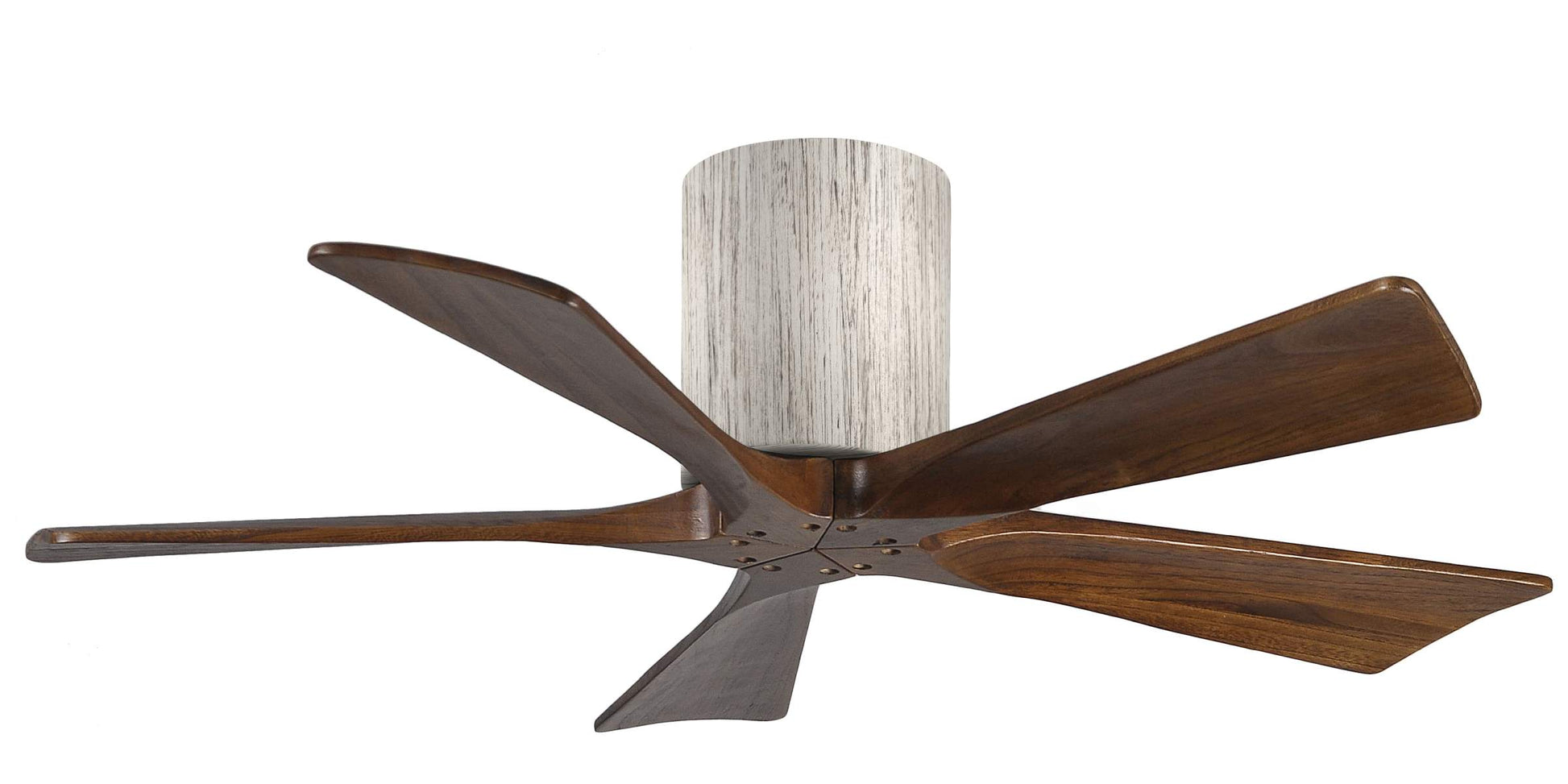 IR5H-BW-WA-42 Atlas Irene 42" Ceiling Fan in Barnwood tone with Walnut Blades