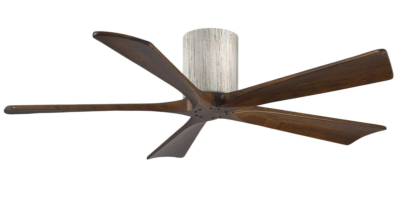 IR5H-BW-WA-52 Atlas Irene 52" Ceiling Fan in Barnwood tone with Walnut Blades