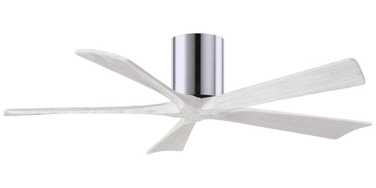 IR5H-CR-MWH-52 Atlas Irene 52" Ceiling Fan in Polished Chrome with Matte White Blades