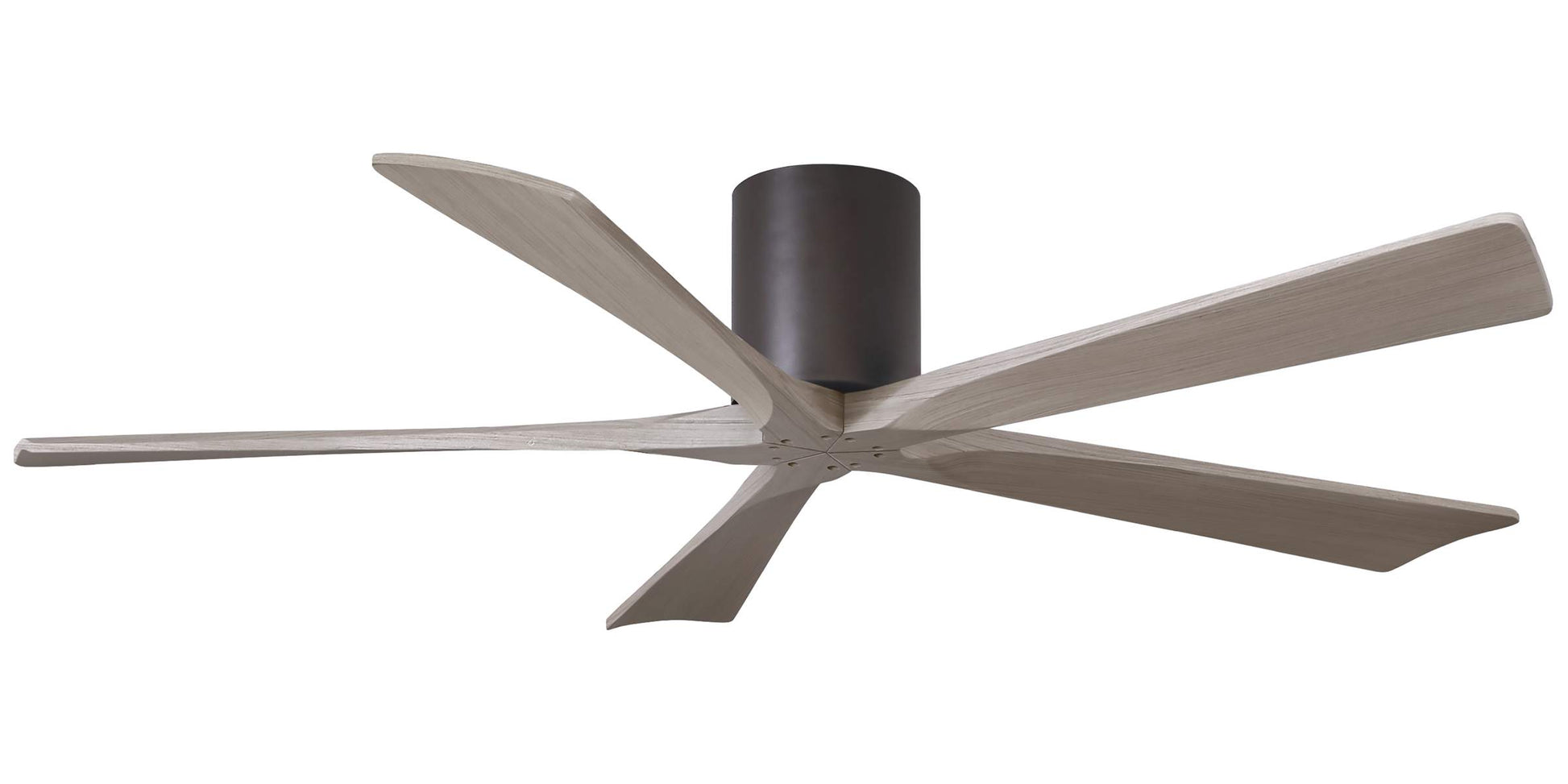 IR5H-TB-GA-60 Atlas Irene 60" Ceiling Fan in Textured Bronze with Gray Ash Blades