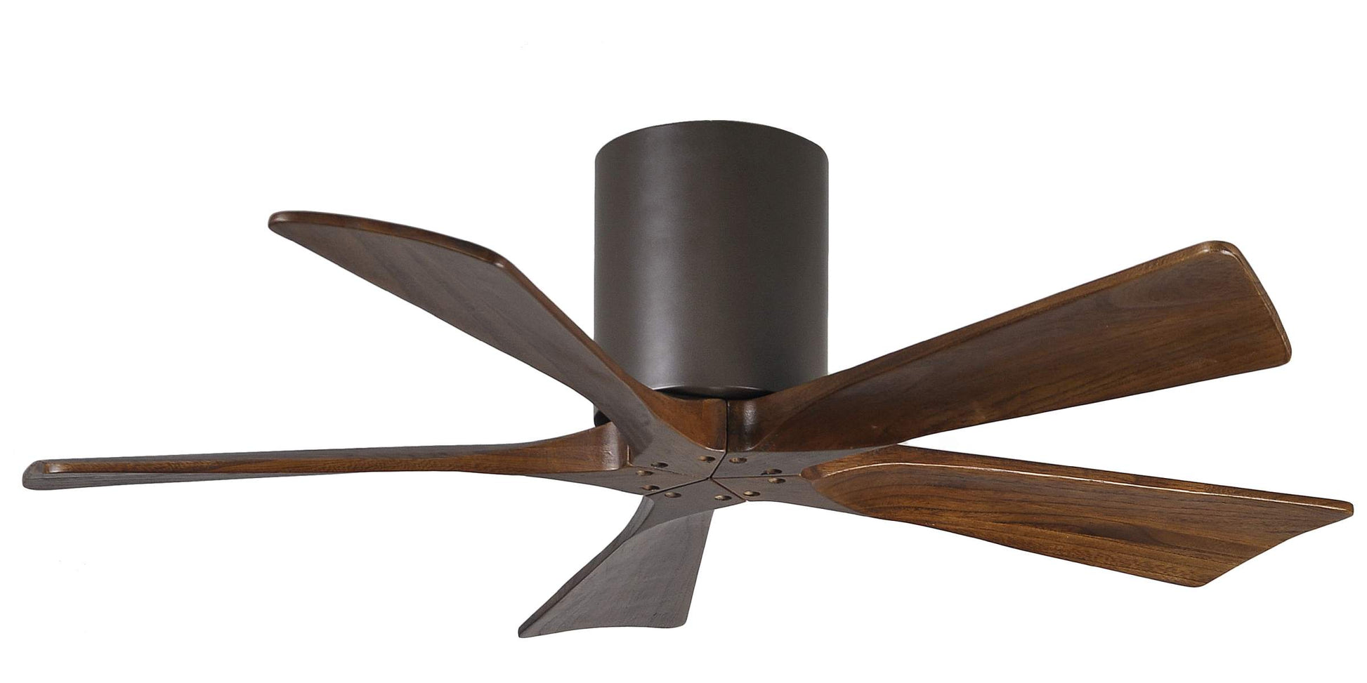 IR5H-TB-WA-42 Atlas Irene 42" Ceiling Fan in Textured Bronze with Walnut Tone Blades