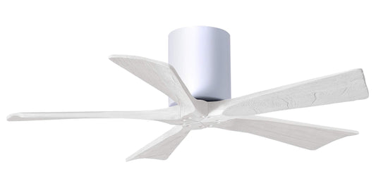 IR5H-WH-MWH-42 Atlas Irene 42" Ceiling Fan in White with Matte White Blades