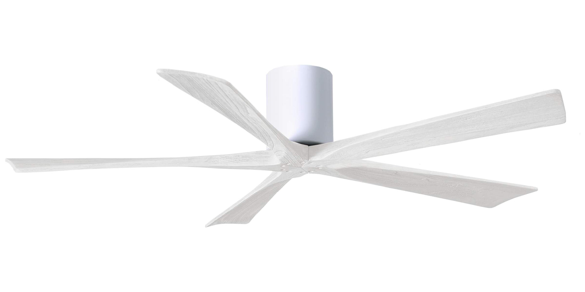 IR5H-WH-MWH-60 Atlas Irene 60" Ceiling Fan in White with Matte White Blades