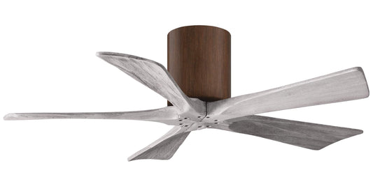 IR5H-WN-BW-42 Atlas Irene 42" Ceiling Fan in Walnut tone with Barnwood Tone Blades